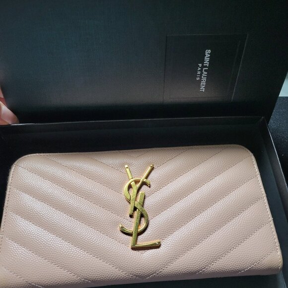 YSL Zip Wallet blush - Picture 1 of 8